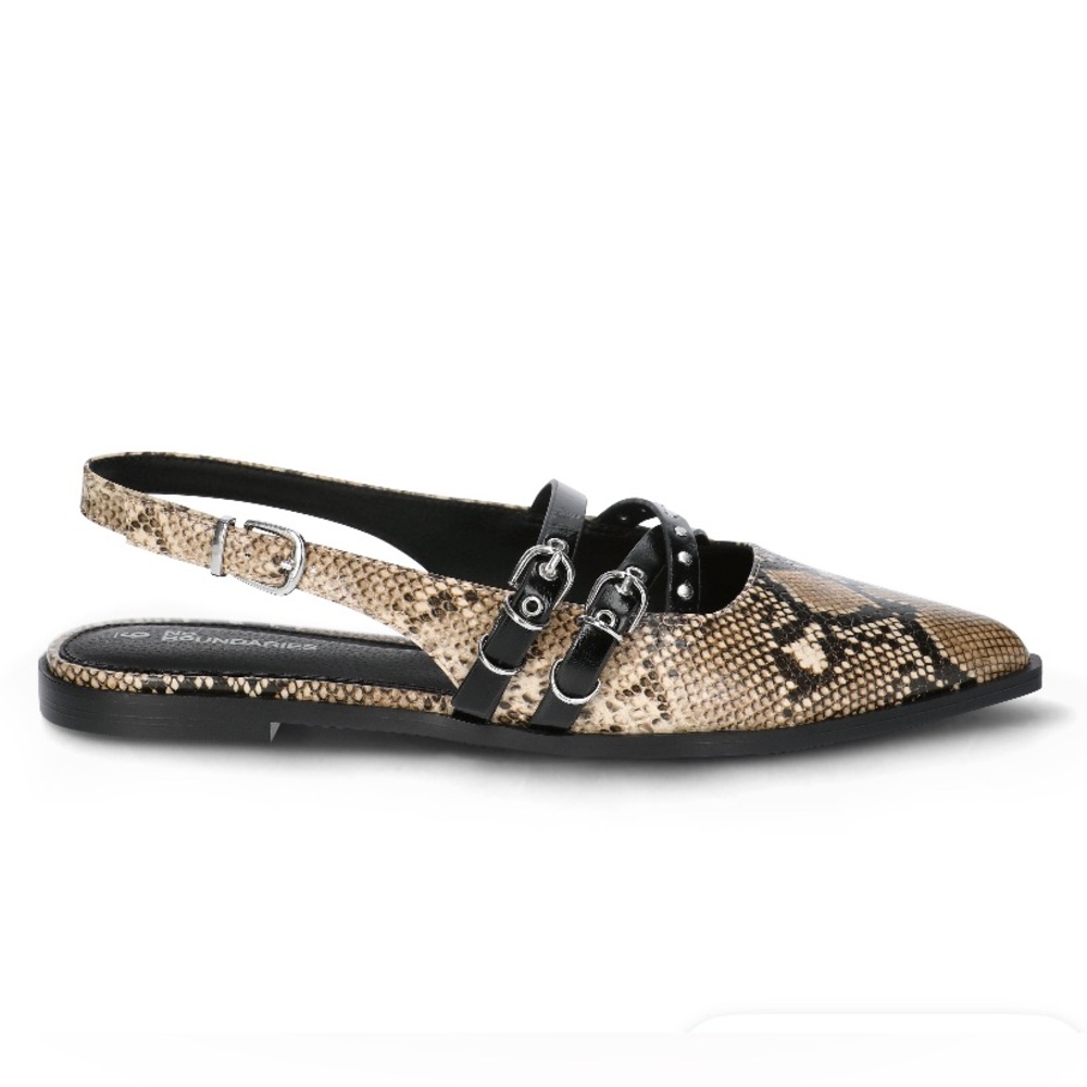 Strappy Snake Flats - Picture 2 of 16